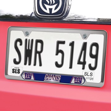 Picture of New York Giants Embossed License Plate Frame