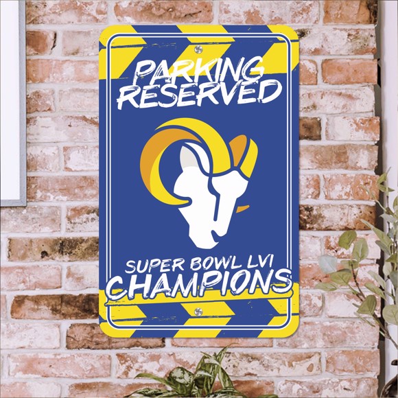 Picture of Los Angeles Rams Super Bowl LVI Reserve Parking Sign