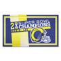 Picture of Los Angeles Rams Dynasty 3ft. x 5ft. Plush Area Rug