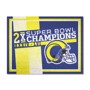 Picture of Los Angeles Rams Dynasty 8ft. x 10ft. Plush Area Rug