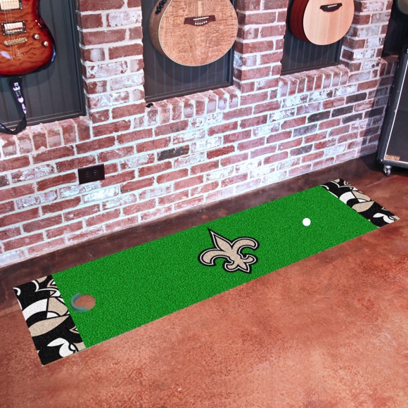 Picture of New Orleans Saints NFL x FIT Putting Green Mat