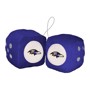 Picture of Baltimore Ravens Fuzzy Dice