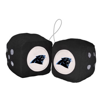 Picture of Carolina Panthers Fuzzy Dice