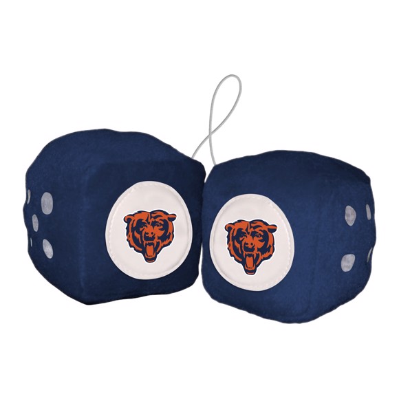 Picture of Chicago Bears Fuzzy Dice