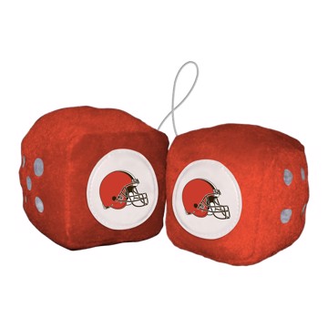 Picture of Cleveland Browns Fuzzy Dice