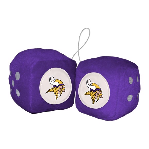 Picture of Minnesota Vikings Fuzzy Dice