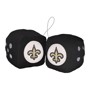 Picture of New Orleans Saints Fuzzy Dice