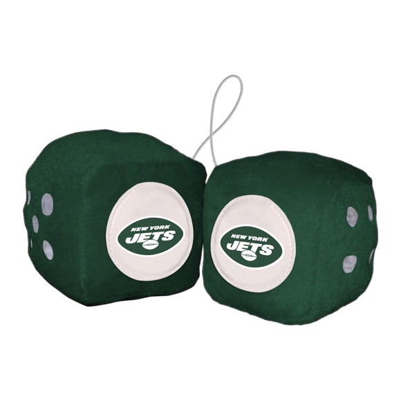 Picture of New York Jets Fuzzy Dice