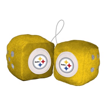 Picture of Pittsburgh Steelers Fuzzy Dice