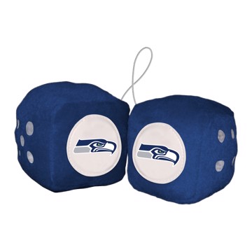 Picture of Seattle Seahawks Fuzzy Dice