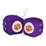 Picture of Clemson Tigers Fuzzy Dice
