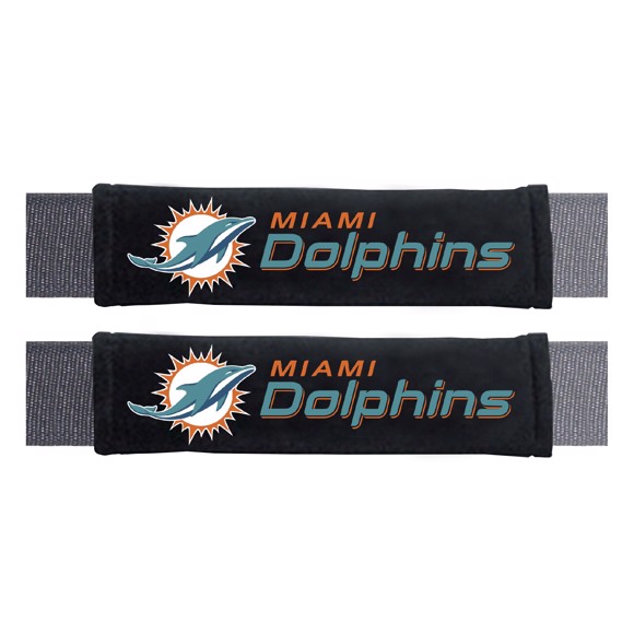 Picture of Miami Dolphins Embroidered Seatbelt Pad - Pair