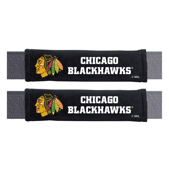 Picture of NHL - Chicago Blackhawks Embroidered Seatbelt Pad - Pair