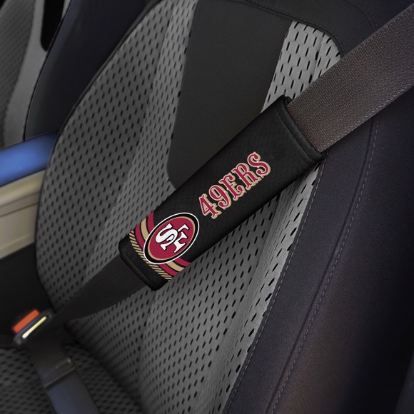 Nfl San Francisco 49ers Rally Seatbelt Pad Pair Fanmats Sports Licensing Solutions Llc - New York Yankees Seat Belt Covers