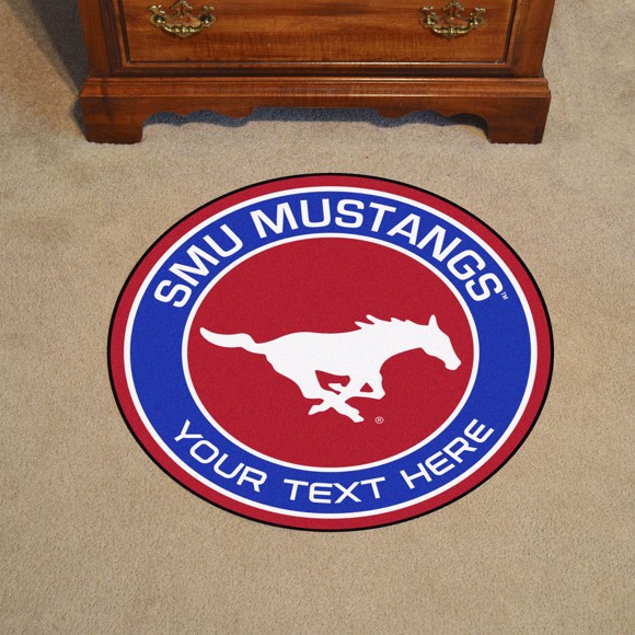 Picture of Southern Methodist University Personalized Roundel Mat