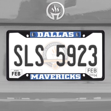 Picture of NBA - Dallas Mavericks License Plate Frame - Black