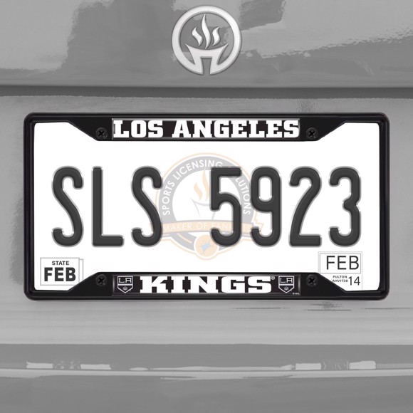 Picture of NHL - Los Angeles Kings License Plate Frame - Black