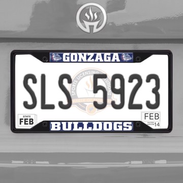 Picture of Gonzaga University License Plate Frame - Black