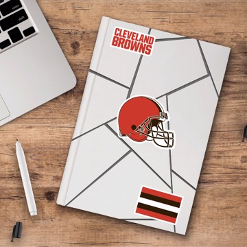 Picture of NFL - Cleveland Browns Decal 3-pk