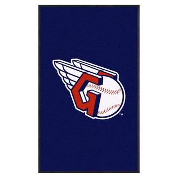Picture of Cleveland Indians 3X5 High-Traffic Mat with Durable Rubber Backing