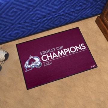 Picture of Colorado Avalanche 2022 Stanley Cup Champions Starter Mat