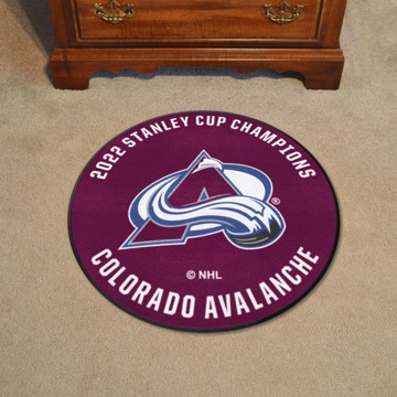 Picture of Colorado Avalanche 2022 Stanley Cup Champions Roundel Mat