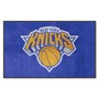 Picture of New York Knicks Knicks 4X6 High-Traffic Mat with Rubber Backing - Landscape Orientation