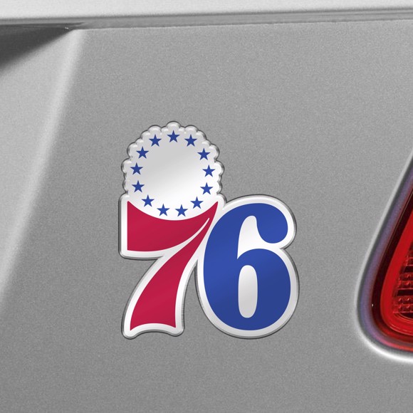 Picture of Philadelphia 76ers Embossed Color Emblem