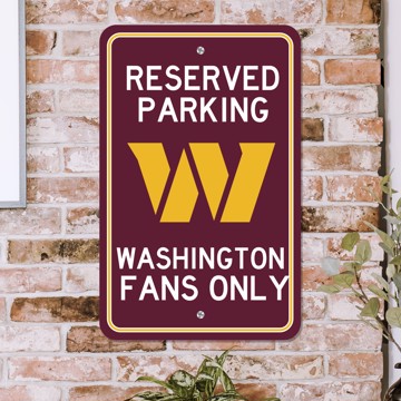 Picture of Washington Commanders Parking Sign