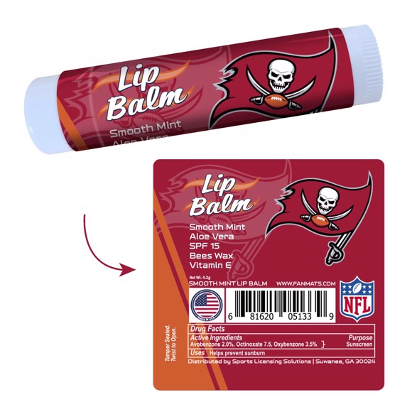 Picture of Tampa Bay Buccaneers Lip Balm