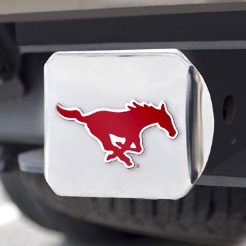 Picture of SMU Mustangs Color Hitch Cover - Chrome