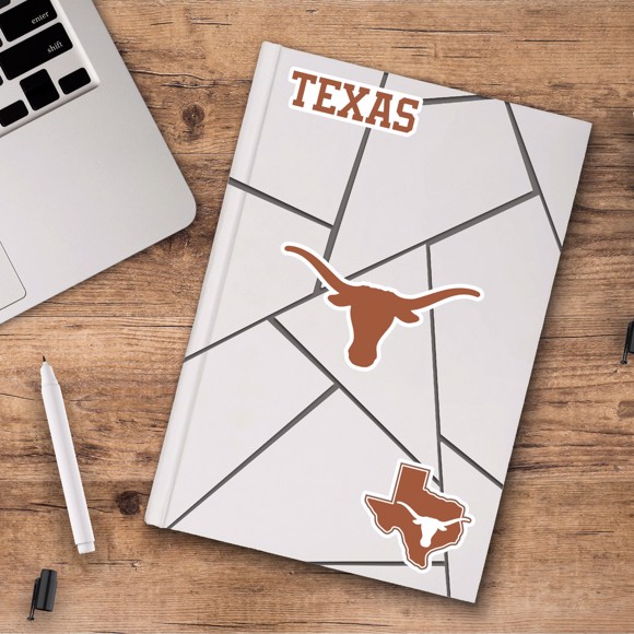 Picture of Texas Longhorns Decal 3-pk