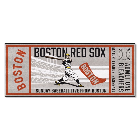 Picture of Boston Red Sox Ticket Runner - Retro Collection