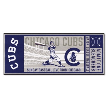 Picture of Chicago Cubs Ticket Runner - Retro Collection