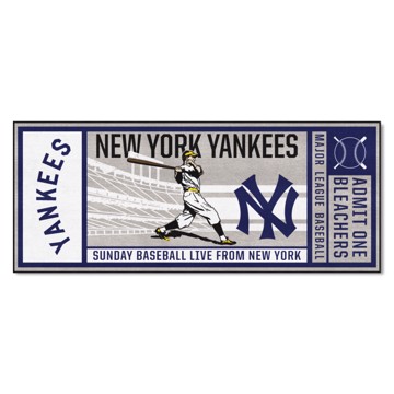 Picture of New York Yankees Ticket Runner - Retro Collection