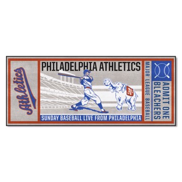 Picture of Philadelphia Athletics Ticket Runner - Retro Collection
