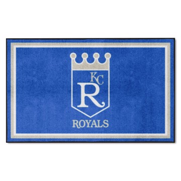 Picture of Kansas City Royals 4X6 Plush Rug - Retro Collection