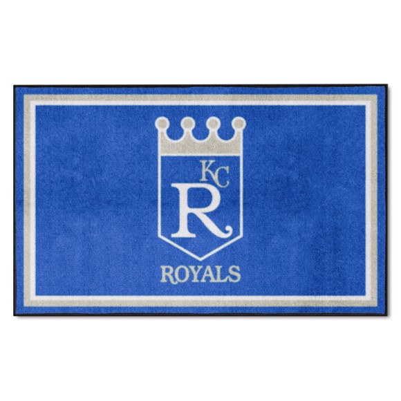 Picture of Kansas City Royals 4X6 Plush Rug - Retro Collection