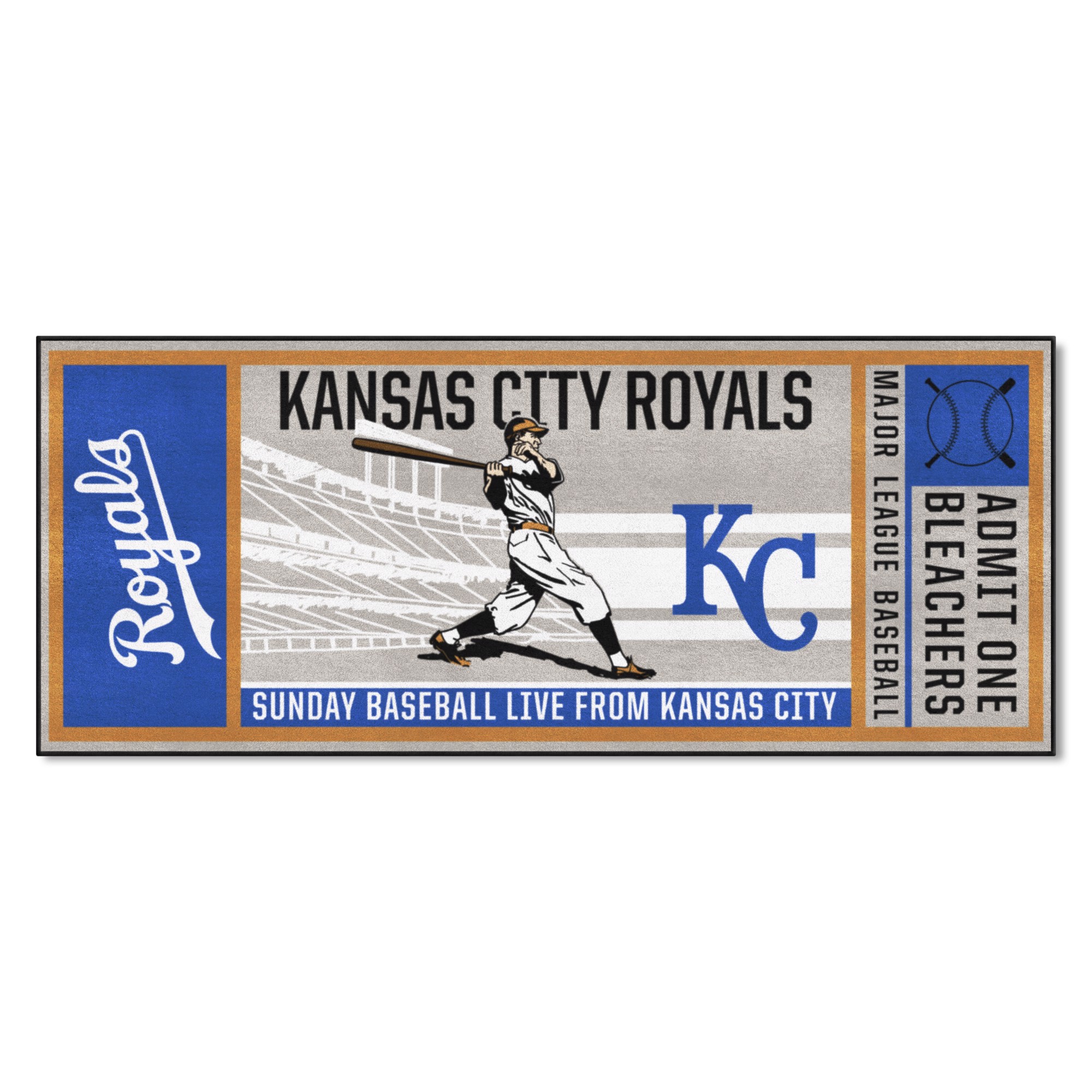 Fanmats Kansas City Royals Ticket Runner