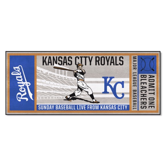 Picture of Kansas City Royals Ticket Runner - Retro Collection