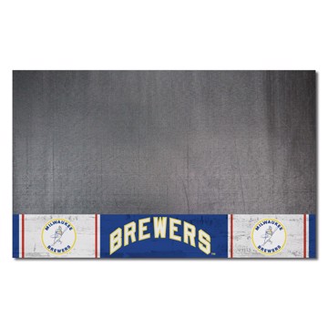 Picture of Milwaukee Brewers Grill Mat - Retro Collection