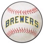 Picture of Milwaukee Brewers Baseball Mat - Retro Collection