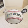 Picture of Milwaukee Brewers Baseball Mat - Retro Collection