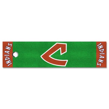 Picture of Cleveland Indians Putting Green Mat - Retro Collection