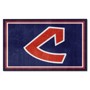 Picture of Cleveland Indians 4X6 Plush Rug - Retro Collection