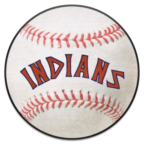 Picture of Cleveland Indians Baseball Mat - Retro Collection