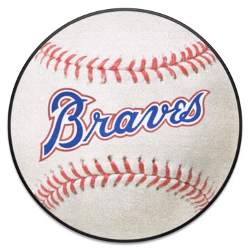 Picture of Atlanta Braves Baseball Mat - Retro Collection