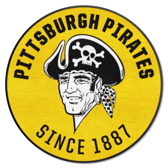 Picture of Pittsburgh Pirates Roundel Mat - Retro Collection
