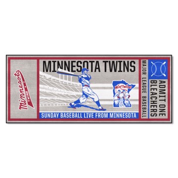 Picture of Minnesota Twins Ticket Runner - Retro Collection