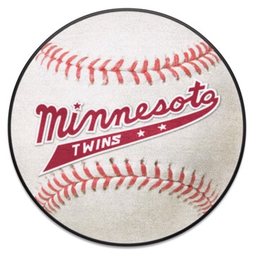 Picture of Minnesota Twins Baseball Mat - Retro Collection